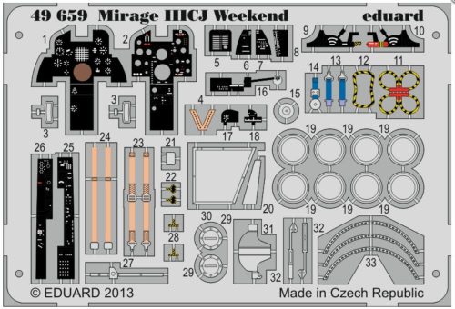 Eduard Mirage IIICJ 1/48 Weekend for Eduard 1:48 (49659)