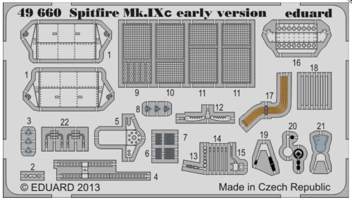 Eduard Spitfire Mk.IXc early version f.Eduard 1:48 (49660)