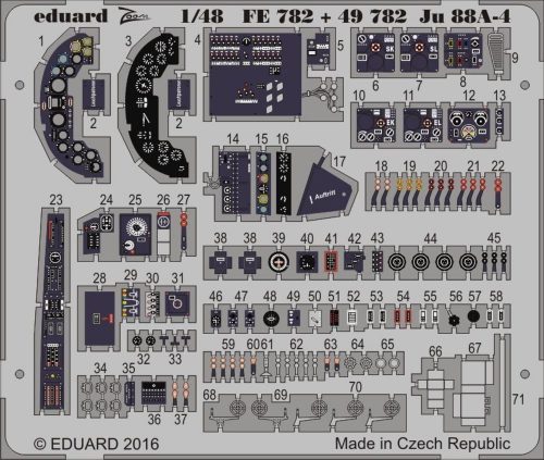 Eduard Ju 88A-4 interior for ICM 1:48 (49782)