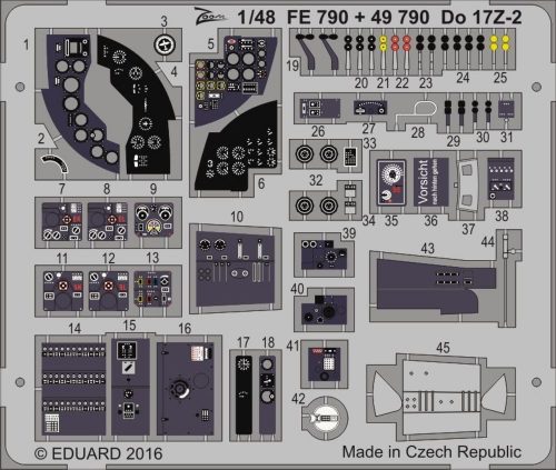 Eduard Do 17Z-2 for ICM 1:48 (49790)