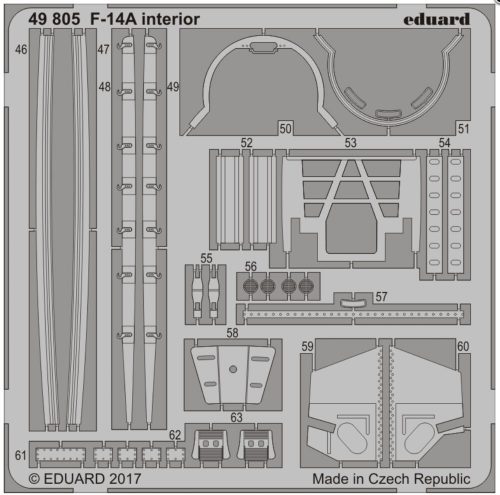 Eduard F-14A interior for Tamiya 1:48 (49805)