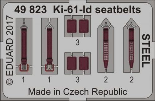 Eduard Ki-61-Id seatbelts STEEL for Tamiya 1:48 (49823)