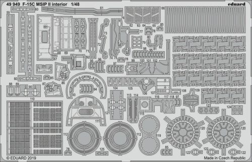 Eduard F-15C MSIP II interior f.Great Wall Hobb 1:48 (49949)