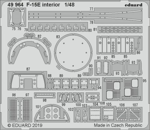 Eduard F-15E interior for Great Wall Hobby 1:48 (49964)