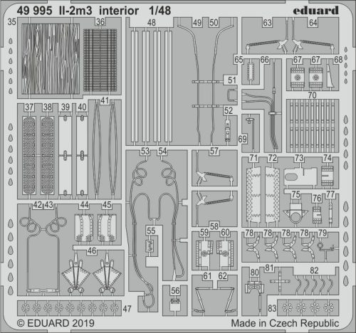 Eduard II-2m3 interior for Tamiya 1:48 (49995)