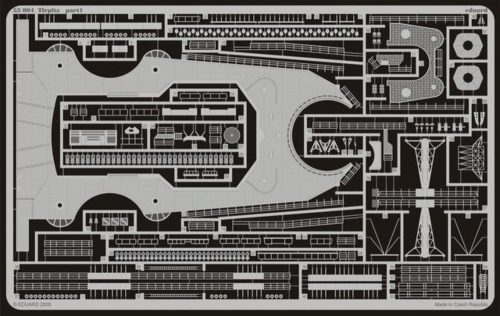 Eduard Schlachtschiff Tirpitz Fotoätzsatz 1:350 (53004)