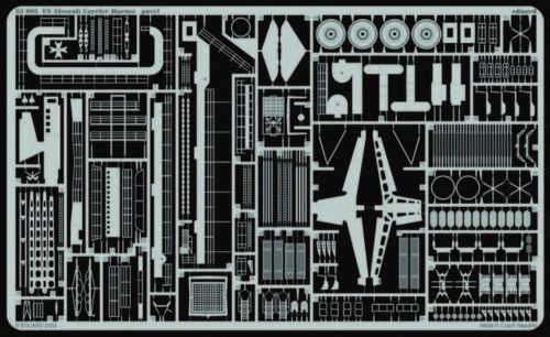 Eduard Flugzeugträger USS Hornet CV 8 Fotoätzsatz 1:350 (53005)