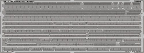 Eduard USS Arizona 1941 railings 1/350 for HB 1:350 (53078)