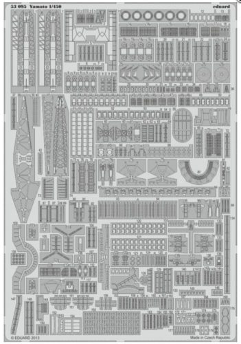 Eduard Yamato 1/450 for Hasegawa 1:450 (53095)