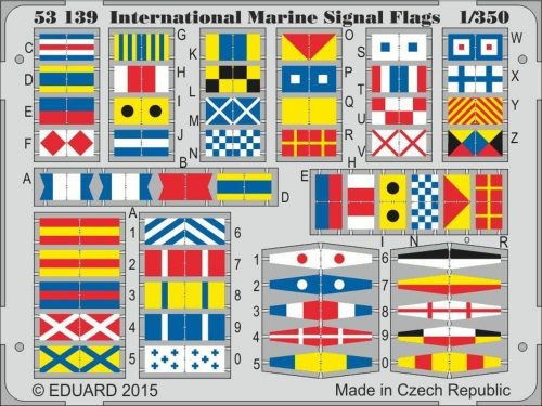 Eduard International Marine Signal Flags 1:350 (53139)