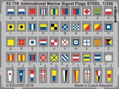 Eduard International Marine Signal Flags STEEL 1:350 (53178)