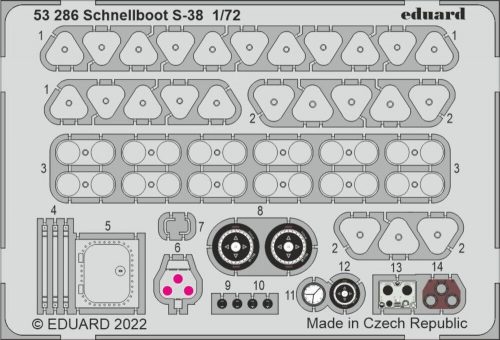 Eduard Schnellboot S-38 for FORE HOBBY 1:72 (53286)