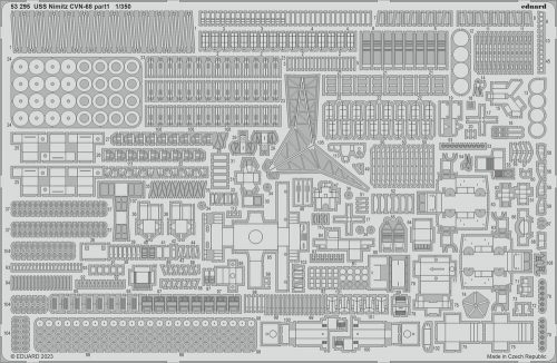 Eduard USS Nimitz CVN-68 part 1 1/350 TRUMPETER 1:350 (53295)