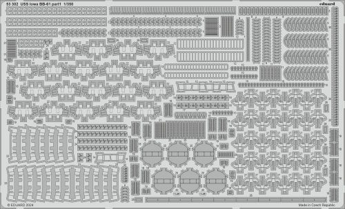 Eduard USS Iowa BB-61 part 10 1:350 (53302)