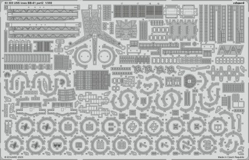 Eduard USS Iowa BB-61 part 20 1:350 (53303)