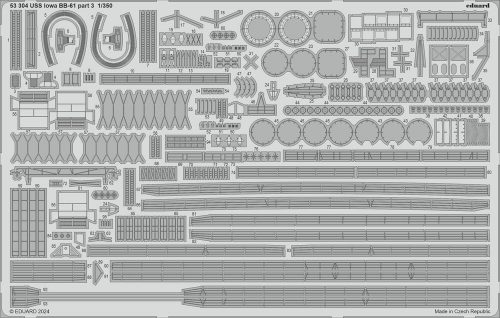 Eduard USS Iowa BB-61 part 30 HOBBY BOSS 1:350 (53304)