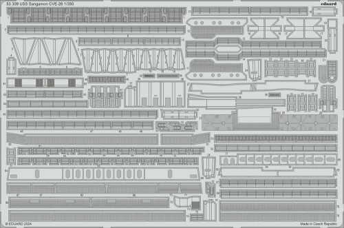 Eduard USS Sangamon CVE-26 TRUMPETER 1:350 (53309)