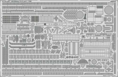 Eduard USS Midway CV-41 part 3 0 1:350 (53316)