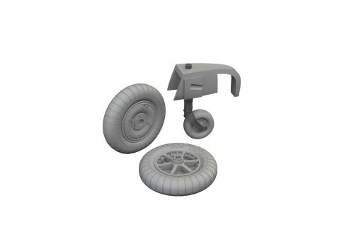 Eduard Bf 109E wheels   EDUARD 1:32 (632202)