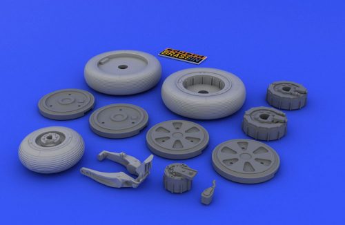 Eduard MiG-21 wheels for Eduard 1:48 (648026)