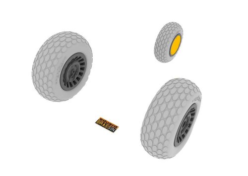 Eduard P-61 wheels for Great Wall Hobby 1:48 (648057)