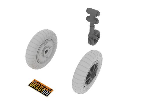 Eduard Bf 109E wheels for Eduard 1:48 (648058)