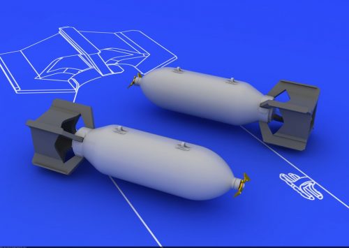 Eduard US 250lb bombs (2 pcs) 1:48 (648086)