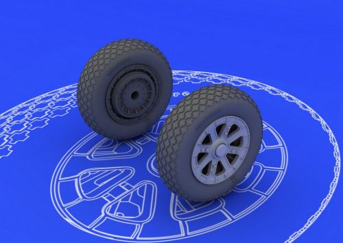 Eduard F6F wheels for Eduard 1:48 (648102)