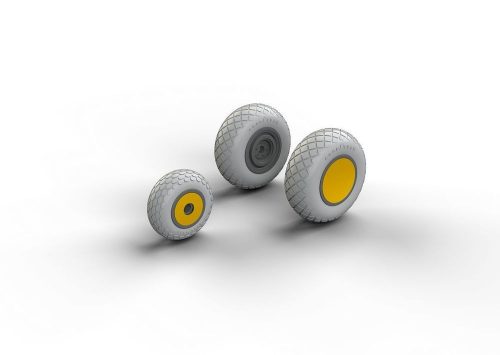 Eduard P-38 wheels for Academy 1:48 (648258)