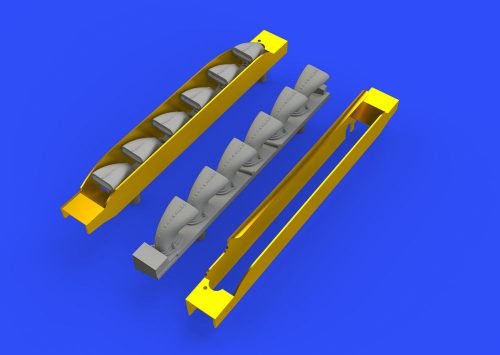 Eduard Bf 109G-6 exhaust stacks for Tamiya 1:48 (648402)