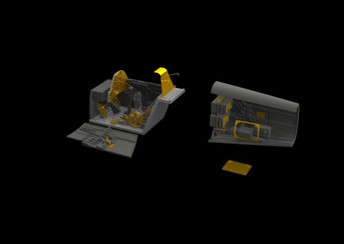 Eduard Bf 109E cockpit & radio compartment f.Ed 1:48 (648472)