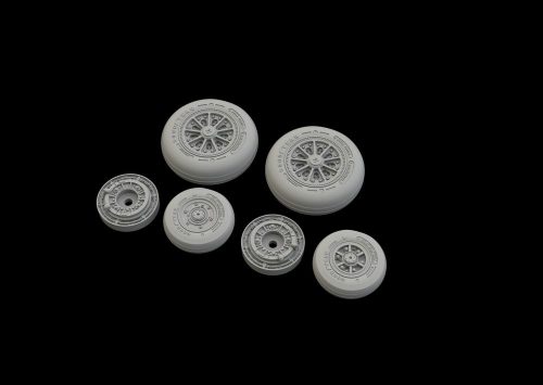 Eduard F-104 wheels late for Kinetic 1:48 (648524)