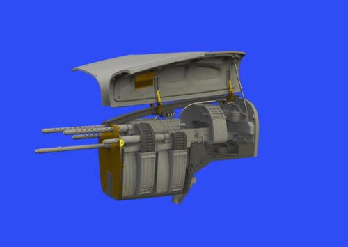 Eduard P-38F/G nose gun bay for Tamiya 1:48 (648533)