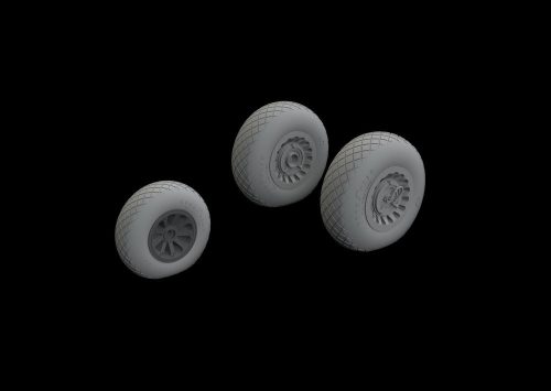 Eduard A-26/B-26 Invader wheels for ICM 1:48 (648534)