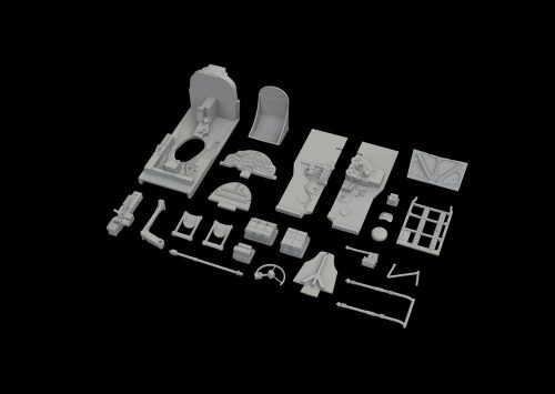 Eduard P-38F cockpit for Tamiya 1:48 (648544)