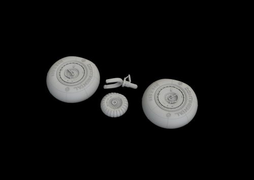 Eduard Bf 110G wheels for Eduard 1:48 (648603)