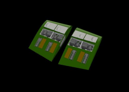 Eduard Hurricane Mk.II gun bays PRINT (648938)