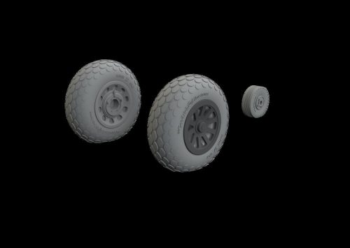 Eduard P-51B/C wheels oval tread EDUARD 1:48 (648987)