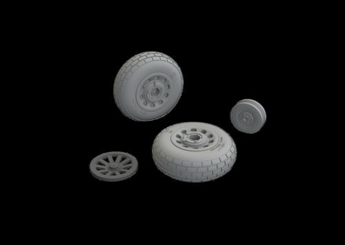 Eduard P-51B/C wheels block tread EDUARD 1:48 (648989)