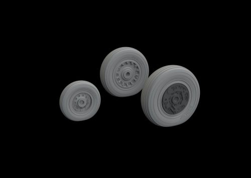 Eduard Buccaneer S.2C wheels for Airfix 1:72 (672229)