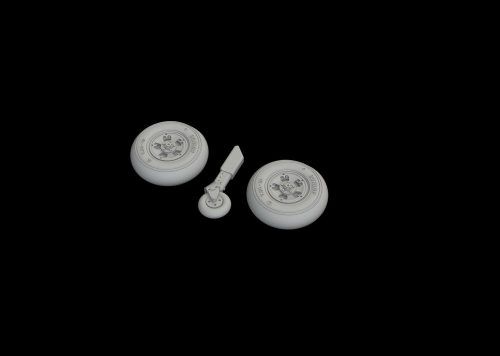 Eduard Spitfire Mk.Vc wheels for Airfix 1:72 (672249)