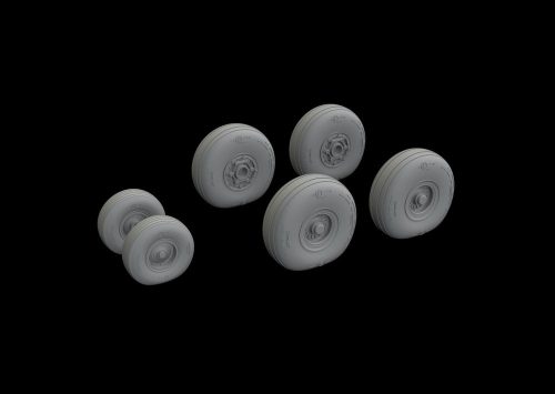 Eduard C-130 wheels 1/72 for ZVEZDA 1:72 (672263)