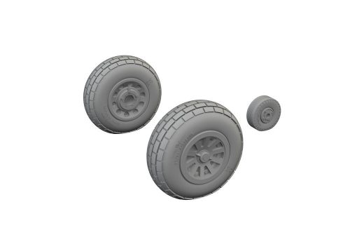 Eduard P-51D wheels block tread 1:72 (672369)