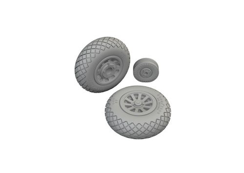 Eduard P-51D wheels diamond tread 2 1:72 (672370)