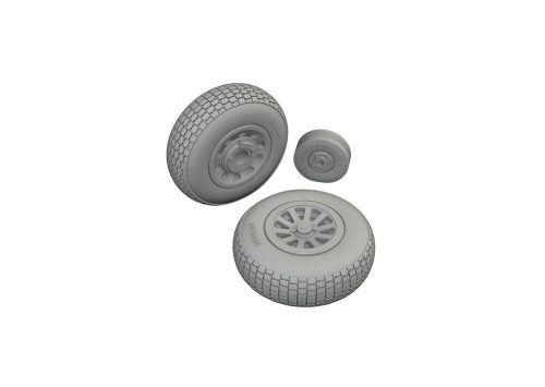 Eduard P-51D wheels block tread 2 1:72 (672371)