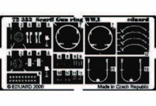 Eduard Scarff gun ring WW.I 1:72 (72333)