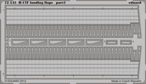 Eduard B-17F landing flaps for Revell 1:72 (72545)