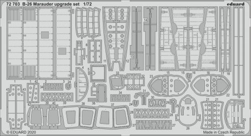 Eduard B-26 Marauder upgrade set for Eduard 1:72 (72703)