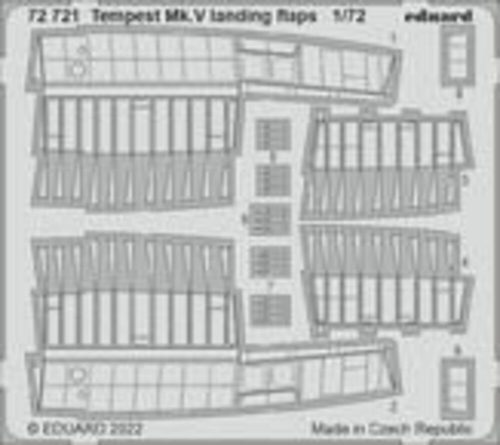 Eduard Tempest Mk.V landing flaps 1/72 1:72 (72721)