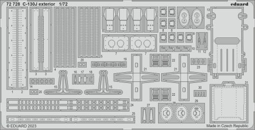 Eduard C-130J exterior 1/72 ZVEZDA 1:72 (72728)